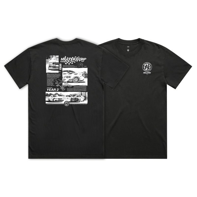 Milltek Corp Year 2 Tee (Coal)